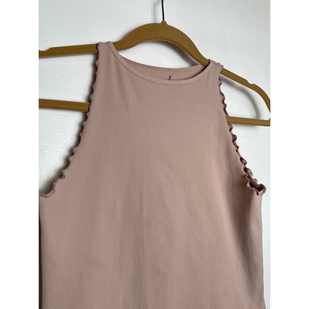 Intimately Free People Feels Right Ballet Pink Bodysuit Womens M/L Fitted Top - Picture 4 of 13